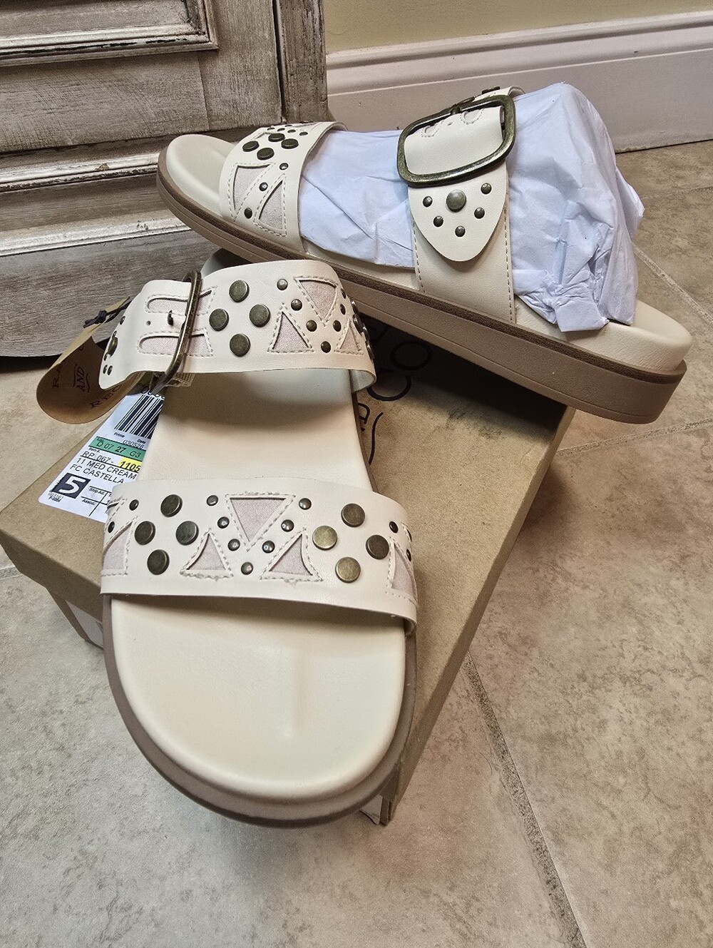 Frye and Co. Castella Womens Adjustable Strap Footbed Sandals Size 11